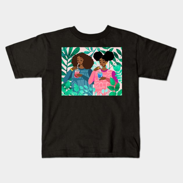 Soda Pop Kids T-Shirt by tabithabianca